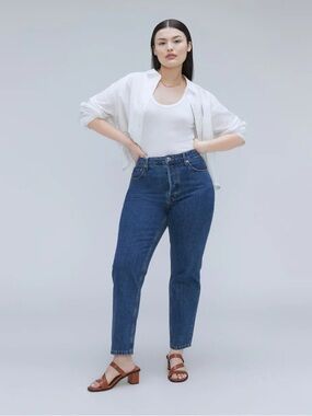 Everlane The ‘90s Cheeky Hourglass Jean Curvy 100% Cotton